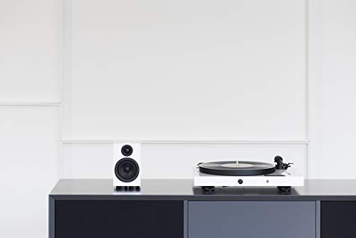 Pro-Ject All-in-One Turntable, White/High Gloss (Jukebox E (OM5e) - White)