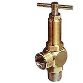 Pressure Relief/Regulating Brass Valve 1/4" Inlet &amp; Outlet w/ 150 PSI Range
