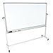 Luxor Mobile Dry Erase Double Sided Magnetic Whiteboard - 72
