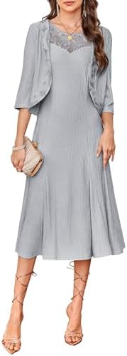 Amazon.com: Alex Evenings Women's Petite Two-Piece Set with Dress and  Jacket (Regular Sizes), Eggplant, 6P : Clothing, Shoes & Jewelry