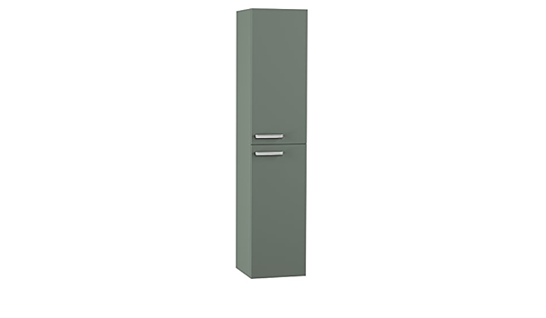 Pamplona Columna de baño con 2 Puertas, Madera, Verde ...