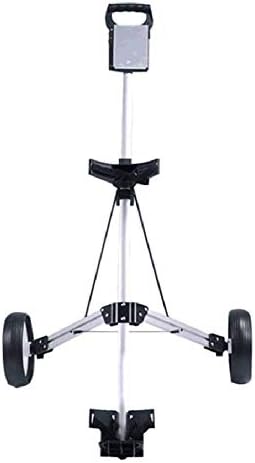 XFY Push Pull Golf Cart, Lightweight 2 Wheel Foldable Golf Trolley, Aluminum Golf Cart with Scorecard, Enhances Effortless Mobility and Storage