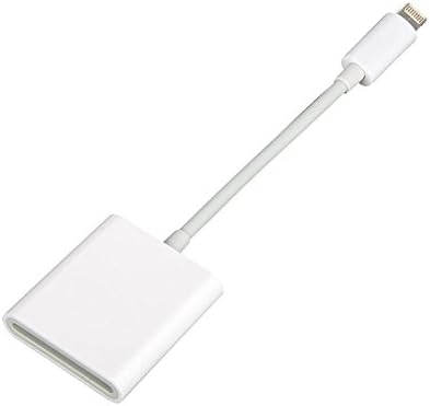 KimKey 2 IN 1 Micro USB and Lightning Connector Camera SD Card Reader for iPhone iPad and Android Phone Tablet