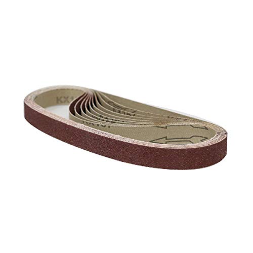 Powertec 111350 1 X 30 Inch Sanding Belts 240 Grit Aluminum Oxide