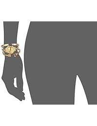 Invicta 'Gabrielle de la mujer de la Unión acero inoxidable de cuarzo reloj Casual, Color: dorado (Modelo: 23326)