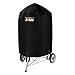 Jiesuo BBQ Grill Cover for Weber Charcoal Kettle: Heavy Duty Waterproof 22 Inch Weather Resistant Barbeque Grill Covers