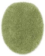 Wamsutta Perfect Soft Toilet Lid Cover Sage Measures Approx 16 1/2" L X 13 1/2" W
