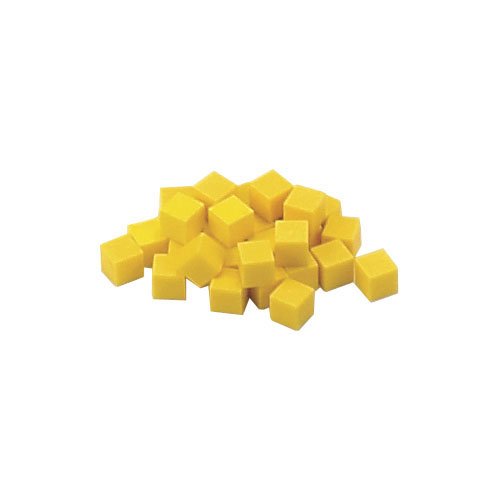 EAI Education Base Ten Units: Yellow Plastic - Set of 100