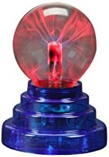 Interactive Light Show Warm Fuzzy Toys Plasma Ball, Blue Set of 3