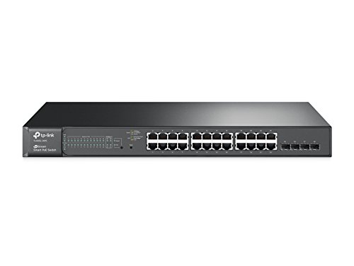 TP-Link JetStream T1600G-28PS 24-Port Gigabit Smart PoE+ Switch w/ 4x SFP Slots