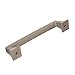 Amerock | Cabinet Pull | Satin Nickel | 5-1/16 inch (128 mm) Center to Center | Mulholland | 1 Pack | Drawer Pull | Drawer Handle | Cabinet Hardware