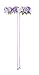 Great Pretenders Lilac Adjustable Garland Rose Halo (One Size)