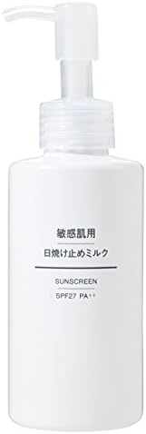 Nmark Muji Sensitive Skin Sunscreen Milk SPF27 PA++ 150ml (Green Tea Set)