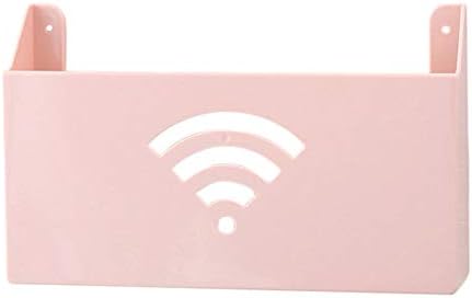 XINGKEJI Home Creative Wall Mount WiFi Router Storage Boxes Wall-Hanging Decorative Boxes Multimedia Shielding Storage Shelf