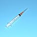 50Pack-2ml Syringes with 23G Needles,Disposable Sterile Syringe with Needle Plastic Syringe