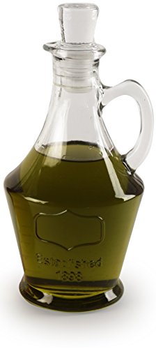 image for Circleware 66686 Yorkshire Olive Oil and Vinegar Glass Dispenser Bottl