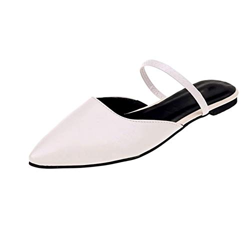 Women Sandals Slip Ons Cutout Flats Closed Toe Summer Shoes Slippers Low Heels Indoor Outdoor Beach Sandals by Low Profile