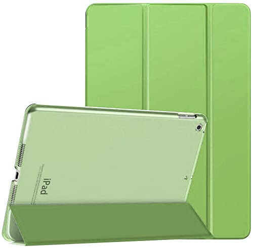 For Apple iPad 4/3/2 (Older generations) Smart case Magnetic Stand cover with Wake/Sleep (Green)