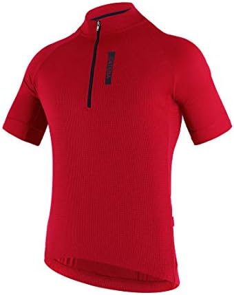 CATENA Men's Cycling Jersey Short Sleeve Shirt Running Top Moisture Wicking Workout Sports T-Shirt