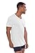 Texere Men's V-Neck Luxury Undershirt (Meio, Natural White, XLT) Gifts for Dad