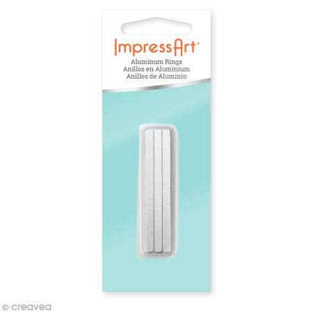 ImpressArt Aluminum Ring Blank, 9/64" x 2 1/4", Ring Sizes 7-9