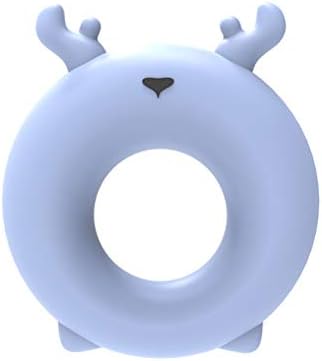 Zhizaibide Super Soft Male Sleeve Ring - Ultra-soft Silicone Ring For Men And Couples (Color : BLACK)