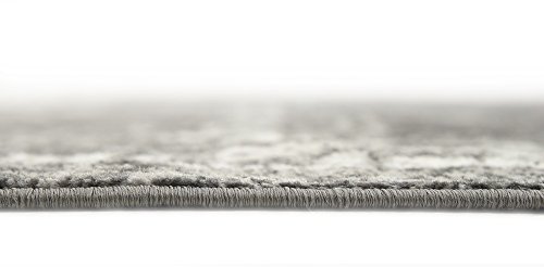 Unique Loom Sofia Collection Dark Gray 9 x 12 Area Rug (9' x 12')