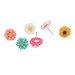Yaruie Pack of 12 Pairs(2boxes) Daisy Ear Stud Earrings Bulk Multicolor