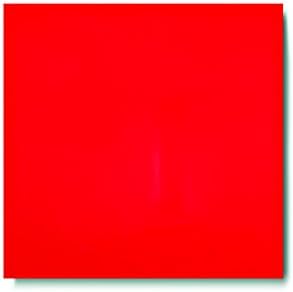 25 Dry Erase Magnet Shelf Labels 4" x 4" - Red - 30 mil - Strong Magnet