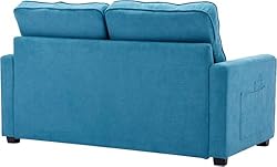 ERYE 3 Fold Upholstered Tufted Futon Sofa Bed