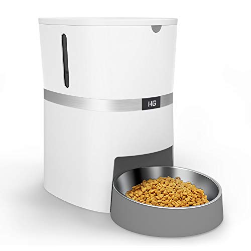 HoneyGuaridan Automatic Cat Feeder, Pet Feeder for Multiple Cats&Dog