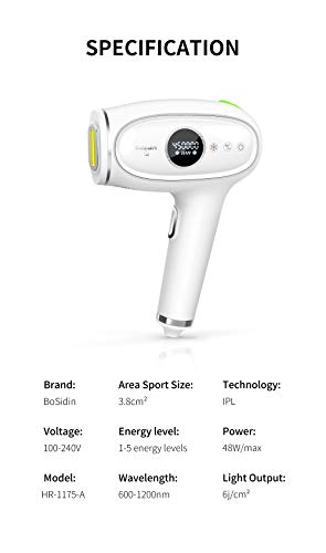 BoSidin Permanent Hair Removal Device, Painless Epilady for Women & Men - Body and Face - Thumbnail 3