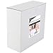 I00000 50Pcs White Plastic Dinner Plates 10.25 Inch, Premium Disposable Party Plates, Safe and Reusable, Heavy Duty Plastic Plates Perfect for Wedding & Party