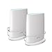 Netgear Orbi Wall Mount, BASSTOP Sturdy Clear Acrylic Wall Mount Bracket Compatible with Orbi WiFi Router RBS40, RBK40, RBS50, RBK50, AC2200, AC3000 Tri Band Home WiFi Router- (2 Packs) primary