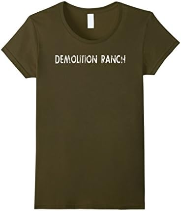 Womens Demolition Ranch T-Shirt Large Olive