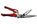 Garden Growers Supply Grass Hedge Shear Scissors Trimmers- Steel, Premium Swivel Smooth Cutting Action, Rotating Head Reaches Multiple Angles. Versatile Trimmer