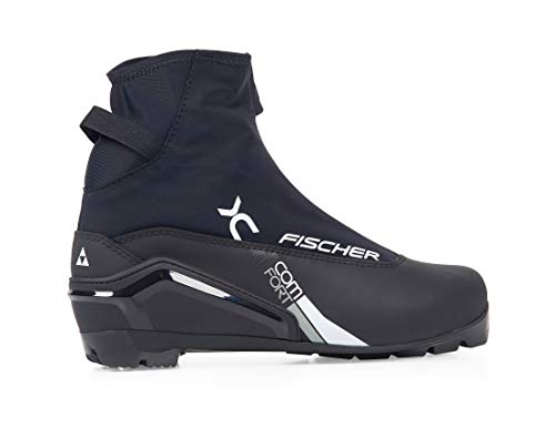 FISCHER XC Comfort Chaussures de Ski de Fond pour Homme Noir I Chaussures de Ski de Fond I Imperméables et isolantes thermiquement I Semelle Turnamic pour Un Maintien sûr sur Le Ski