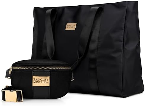 Amazon.com | Badgley Mischka Uncomplicated Nylon Weekender Travel Bag, Lightweight Duffel Tote for Women, Carry On Overnight Bag (Black) | Travel Totes Amazon.com | Badgley Mischka Uncomplicated Nylon Weekender Travel Bag, Lightweight Duffel Tote for Women, Carry On Overnight Bag (Black) | Travel Totes