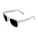 SCLM Wayfarer 80's Style Sunglasses 10 Bulk Pack Lot Neon Color Party Glasses (White 10 Pack)