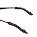 YR Anti-Slip Soft Silicone Eyeglass Temple Tip Retainer, Comfortable Elastic Holder For Glasses,Sunglasses,Reading glasses,10 Pairs -Black