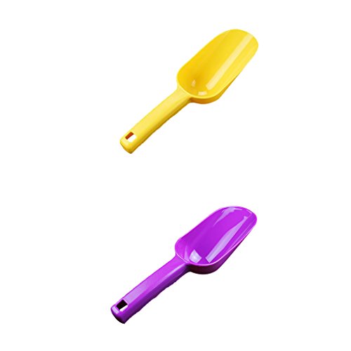 Dovewill Various Colors Ice Scoop Shovel Sweets Buffet Food Flour Shops Measure - Yellow S