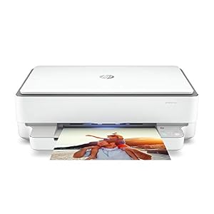 HP ENVY 6055 Wireless All-in-One Printer, Mobile Print, Scan & Copy, HP Instant Ink ready, Works with Alexa (5SE16A)