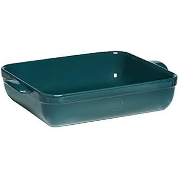 Emile Henry Made In France 16.7 by 11-Inch Roaster, Juniper