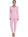 Amorbella Women's Ultra Soft Thermal Underwear Set Cotton Long Johns Base Layer Fleece Lined S-XXL