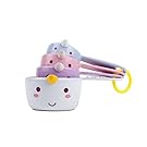 Smoko Elodie Unicorn Measuring Cups, Set of 4 Pastel Novelty Collectible Kitchen Baking Utensils