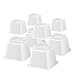 Define Essentials Heavy Duty Multi Height Bed Risers and Bed Lifts - Adjustable to 8, 5 or 3 Inch Heights (White)