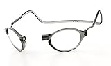 Clic Magnetic Classic Reading Glasses in Smoke