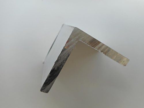 AMD Supply FS-01209c 6063-T52 Aluminum Architectural Angle 1" x 1" x 36" Long (1/16"), Unpolished