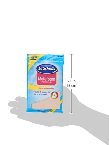 Dr. Scholl's Molefoam Padding, 2 Count