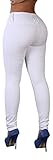Curvify 765 Premium Women's Enhanced Butt Liftting Skinny Jeans White 5